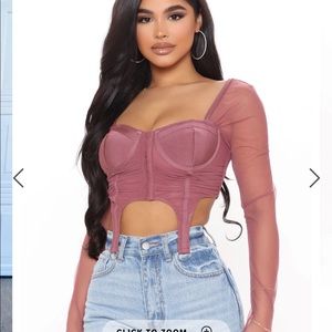 FASHION NOVA CORSET TOP